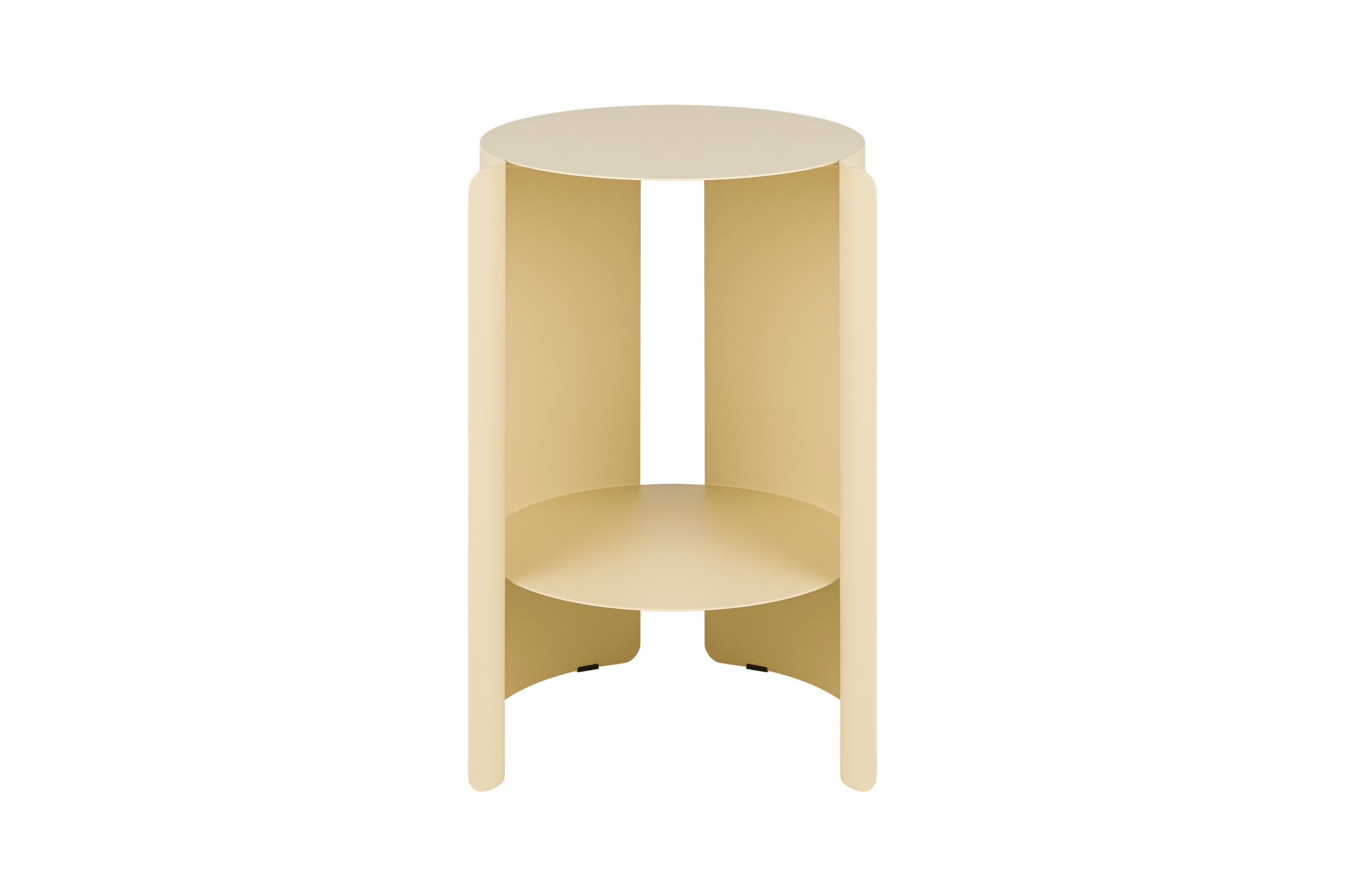 Elegant Butter Yellow Side Table – Brightens Home Décor Effortlessly