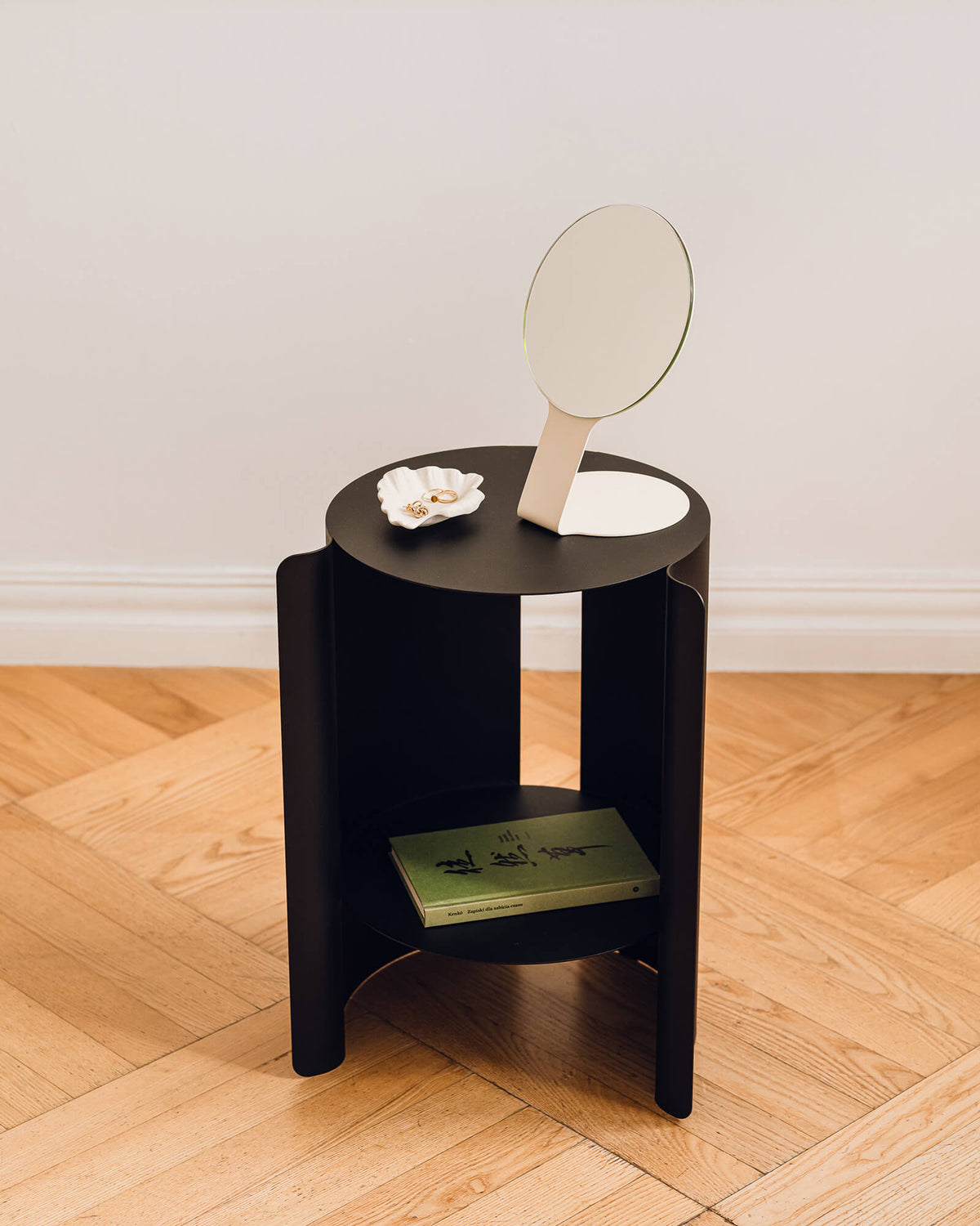 Feys Table Mirror - pink, standing, round mirror for makeup - noo.ma