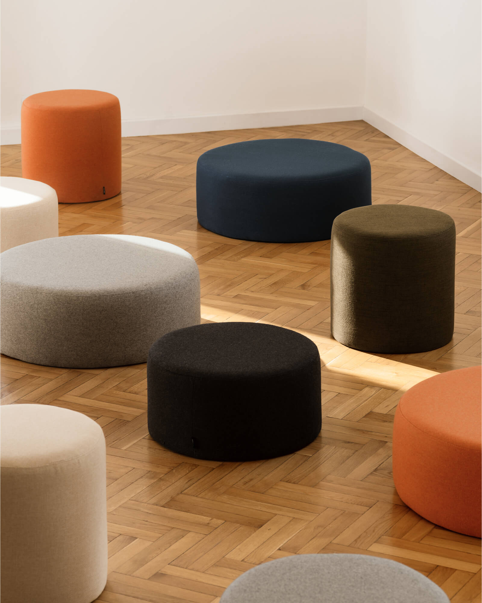Folk Pouf - low