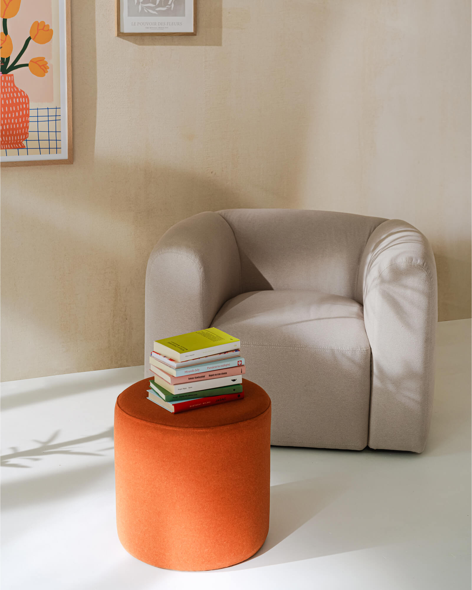 Folk Pouf - low