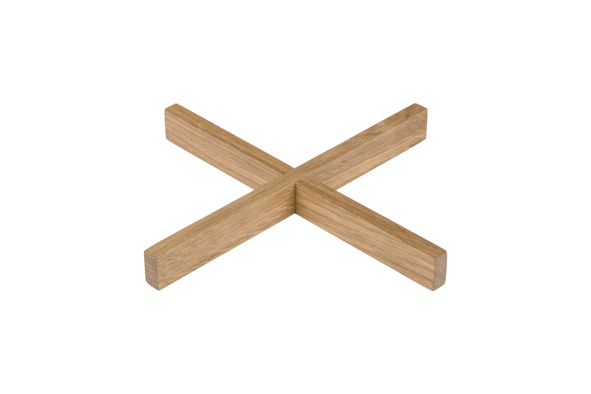 Iks Trivet foldable wooden trivet for hot pans and dishes noo.ma