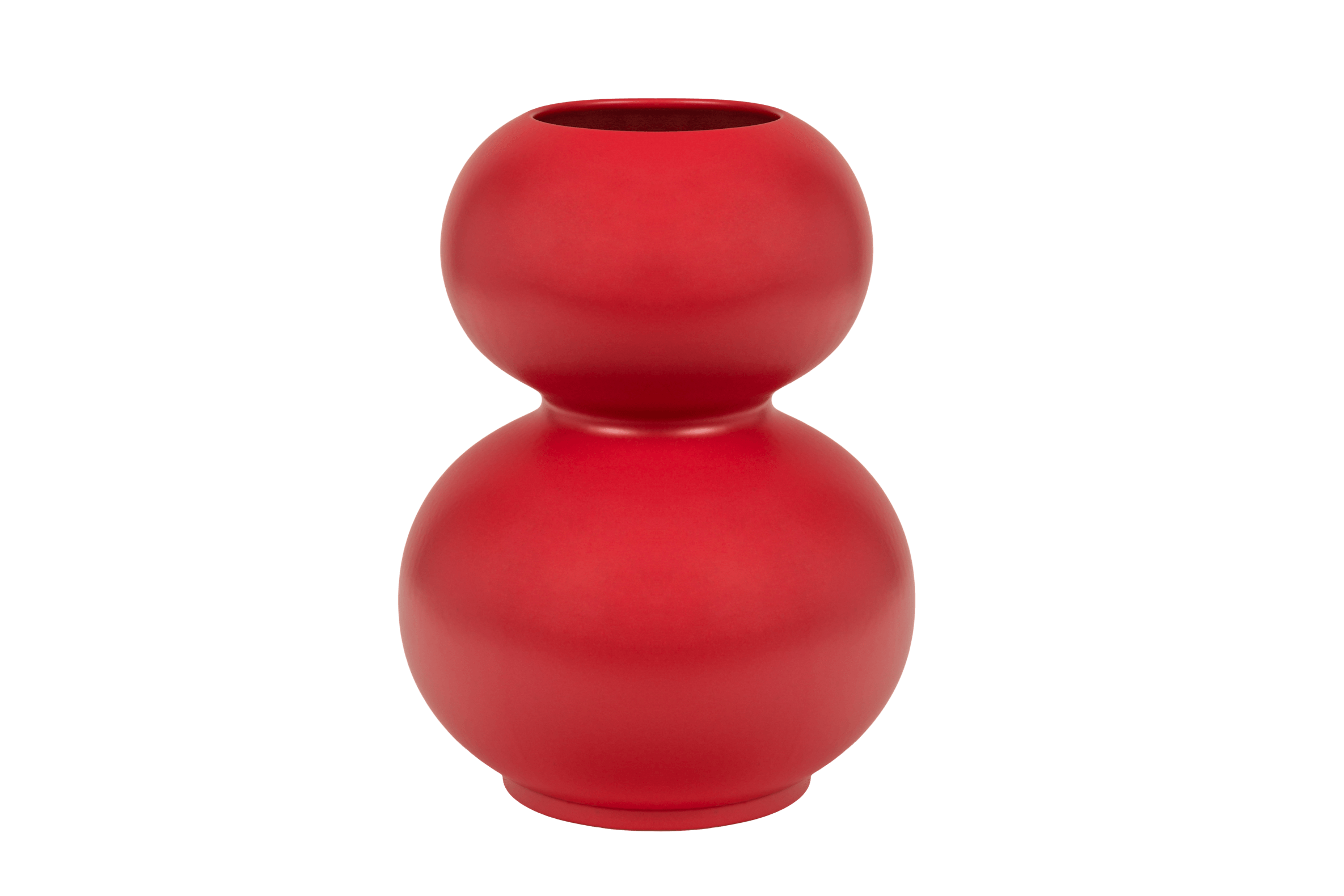 Tuga Vase - large red ceramic vase for modern interior - noo.ma – noo.ma us