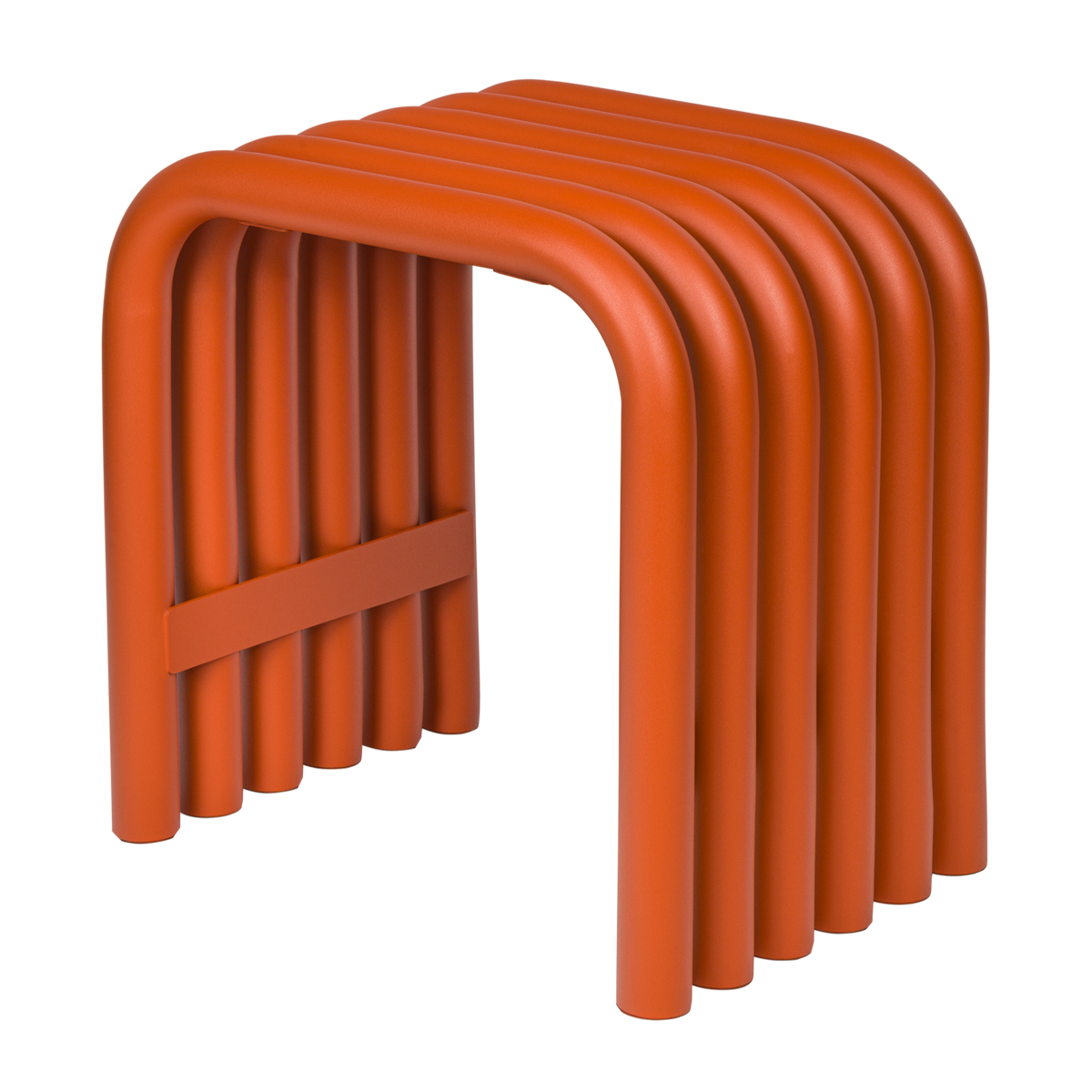 Nokk Stool - funky orange steel indoor & outdoor furniture